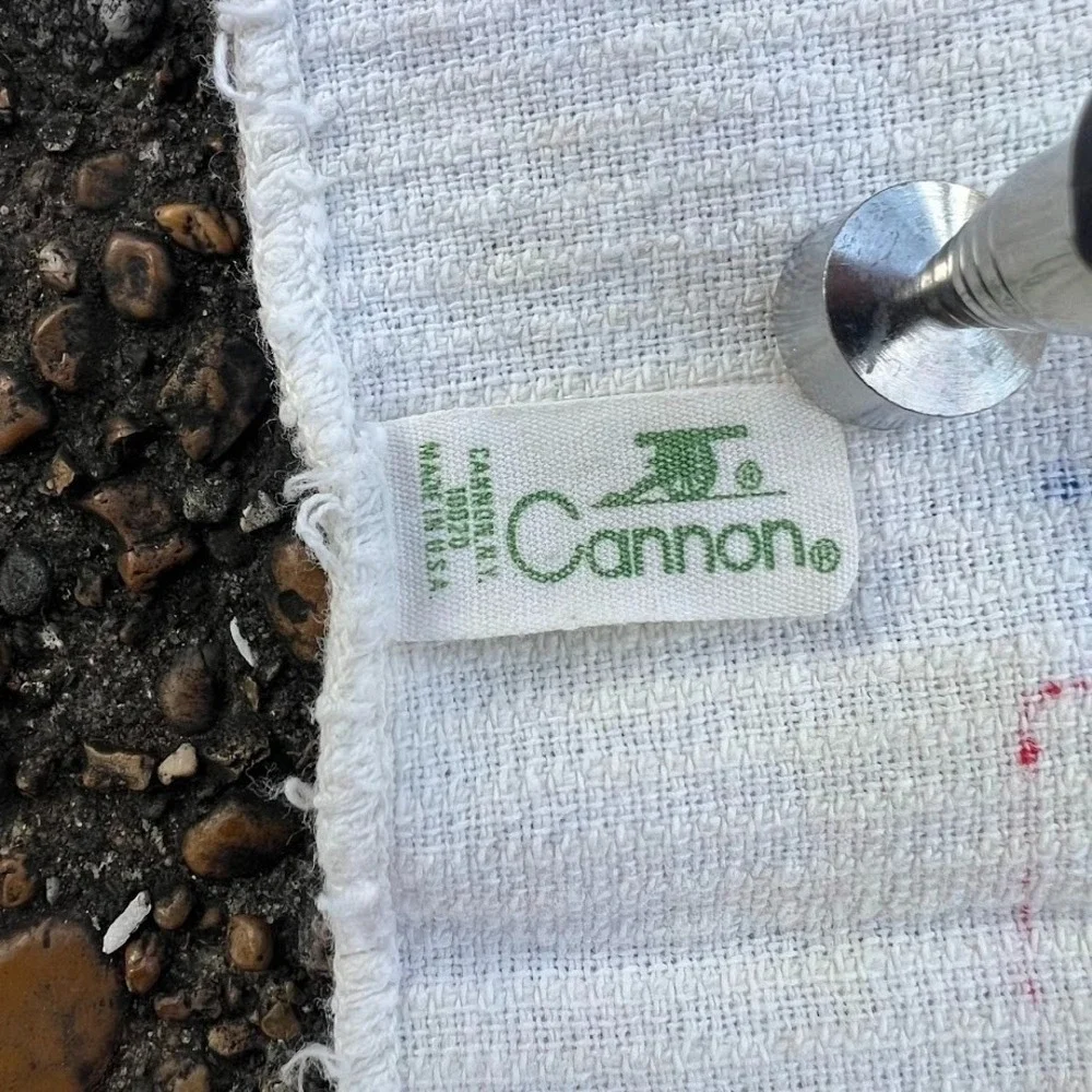 Vintage‎ Cannon Kitchen Utensil Dishcloth Wash Cloth